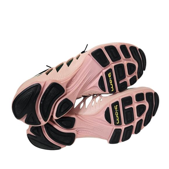 Ecco Biom Green and Pink Sneakers - Picture 10 of 11